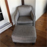 Flex Steel Easy Chair & Ottoman
