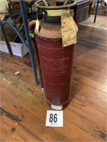 Vintage Tall Fire Extinguisher