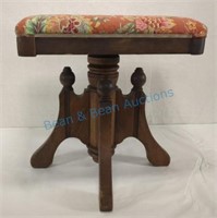 Victorian upholstered footstool