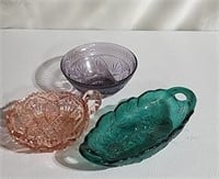 Carnevel glass dishes