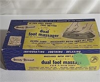 Dual foot massager