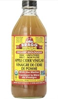 BRAGG LIVE FOOD ORGANIC APPLE CIDER VINEGAR, 473