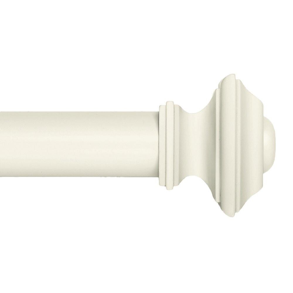 Ivilon Drapery Window Curtain Rod Set - Square Des