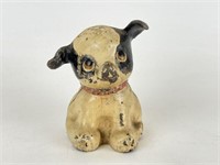 Vintage Cast Iron Puppy Bank