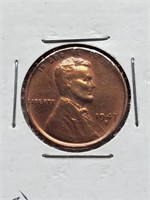 Higher Grade 1947-S Wheat Penny Cleaned