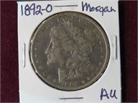 1892 (O) MORGAN SILVER DOLLAR 90%AU