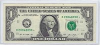 US$1 FRN Fancy Star note*Birthday* 2004.FNB3