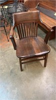 Vintage Oak Office Chair