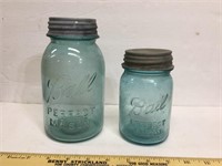 Blue Ball Fruit Jars quart & pint Zinc lids