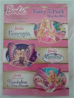 Barbie DVD 3 pack THUMBELINA FAIRYTOPIA MARIPOSA