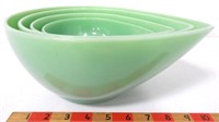 Lot of 4,Fire King Mixing Bowls