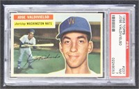 Jose Valdivielso 1956 Topps #237 Gray Back Basebal