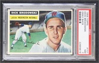Dick Brodowski 1956 Topps #157 Gray Back Baseball