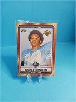 OF) Sportscard-Charlie Sanders HOF Card