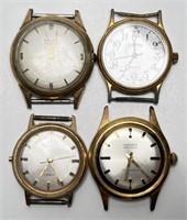(4) x VINTAGE WATCHES - NO BANDS