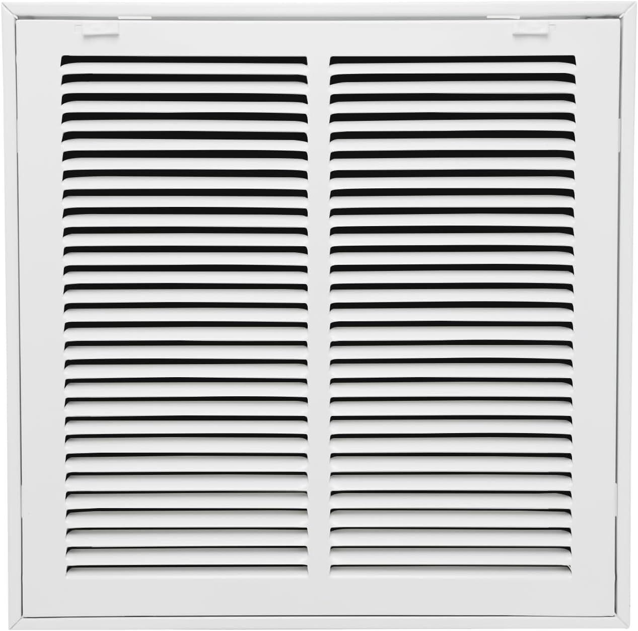 14Wx14H Howeall Steel Return Air Grille  White