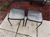 Pair Matching Outdoor End Tables