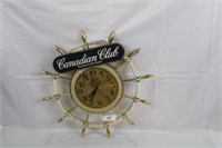 Canadian Club Whiskey Advertising Clock