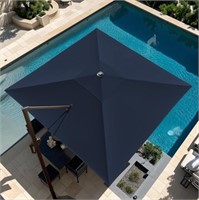 Umbrella  WikiWiki10' Cantilever Navy Blue