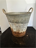 Vintage Olive Bucket