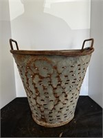 Vintage Olive Bucket