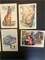 AUSTRALIA (48) German SANELLA Margarine Cards 1953