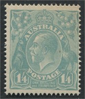 Australia 1920 #37 1Sh 4p MNH
