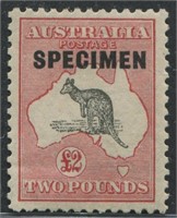 Australia 1929 #102 2 Pounds Specimen VF MH OG