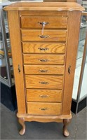 Beautiful Wood Jewelry Cabinet