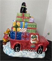 Cookie Jar Santas Helpers Delivery Truck
