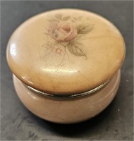 small trinket dish hinged lid hand carved