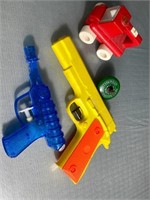 Vintage Toy Lot. Plastic Pistol Colt 1911