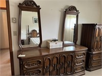 2. MIRRORED DRESSER - 80X74X21"