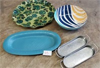 5pcs Kitchen Trays & Bowl