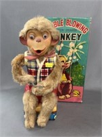 Vintage Bubble Blowing Monkey