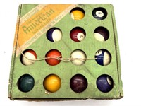 Vintage 2 1/4” American Billiard Balls
