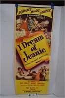 Vintage "I Dream of Jeanie" Movie Poster 1952