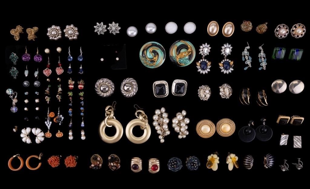 Vintage Earrings and More (59 prs)