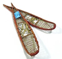 PAIR 14" HAND CRAFTED MINI SNOW SHOES