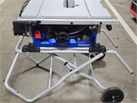 Kobalt portable table saw ( Bent legs & bent saw