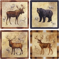 CoasterStone Absorbent Coasters- 4-1/4", Set of 4