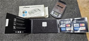 Vibe Pocket Scale & Square Credit Card Reader