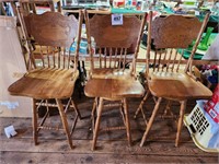 Swivel bar stools (3) 29" to seat