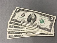 (6) 1976 $2.00 Bills