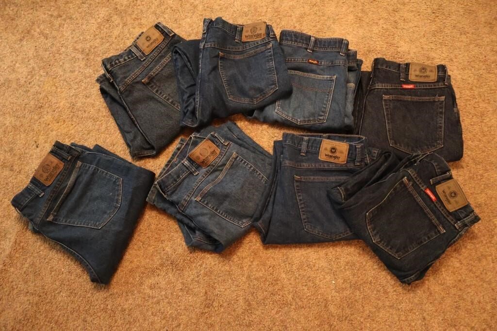 8 Pairs of Wrangler Jeans