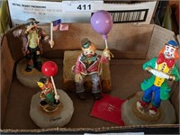 CLOWN FIGURES, RON LEE, MISC