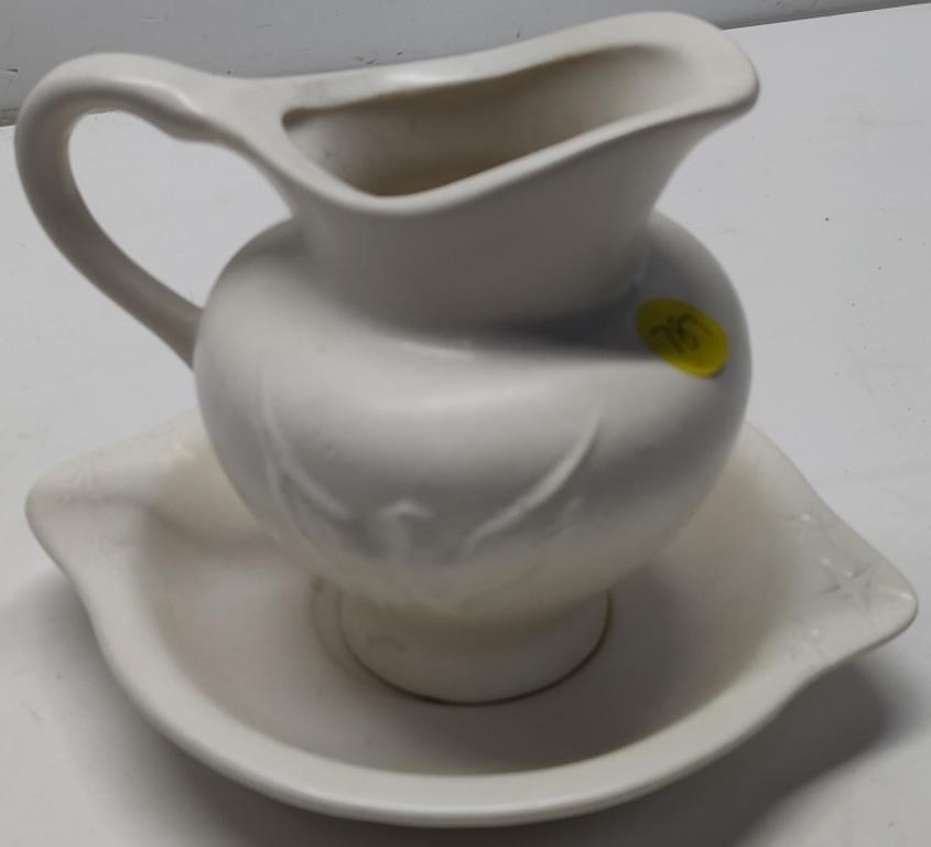 Hull Pottery Pitcher & Plate