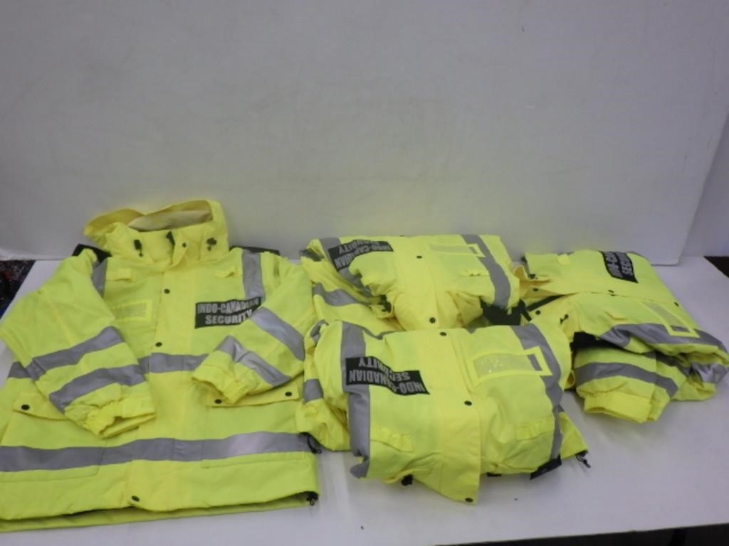 4 INDO-CANADIAN REFLECTIVE SECURITY JACKETS