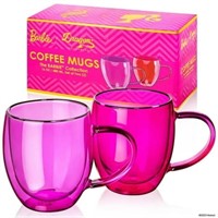 BarbieXDragon Glassware Glass Coffee Mugs-Setof 2
