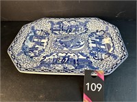 M Adams Chinese Bird Platter